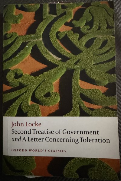 Second Treatise of Government and a Letter Concerning Toleration